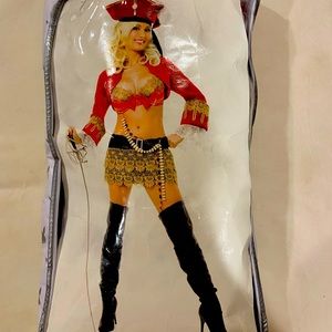 Playboy scandalous pirate costume size small (6-8)